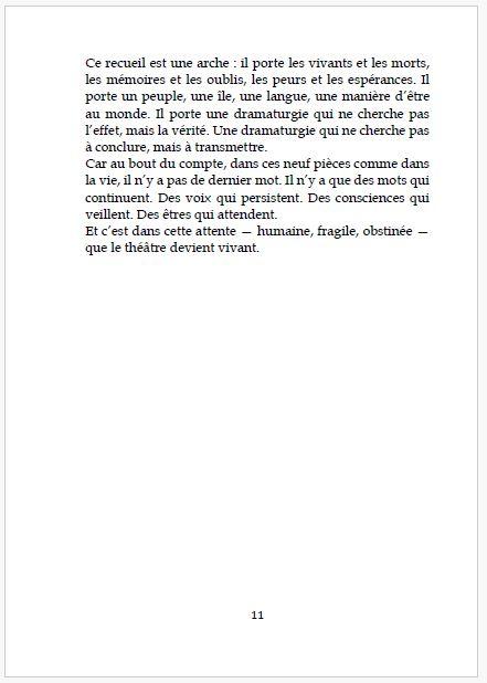 Theatre p 11